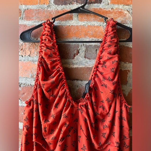 Forever 21 Butterfly Print Mesh Mini Dress - Picture 3 of 7